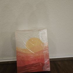 Modern Sunset Wall Art – Wrapped & Ready to Hang!