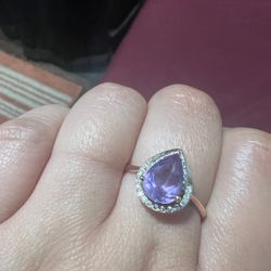 Amethyst Ladies Ring 
