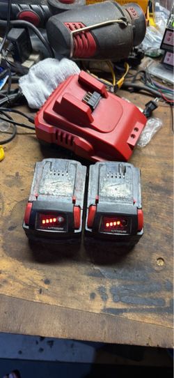 Milwaukee impact & batteries  +charger