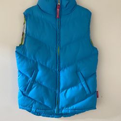 Weatherproof Winter Vest Blue Zip Up Jacket Size 6T - Gently Used 