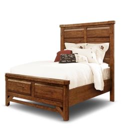 Queen hardwood storage bed frame with memory foam mattress