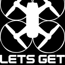 Let's Get High Drone Decal Sticker