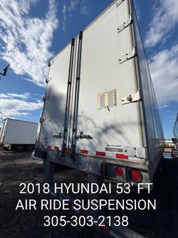 2018 HYUNDAI TRANSLEAD 53' FT. DRY WAGON VAN TRAILER 