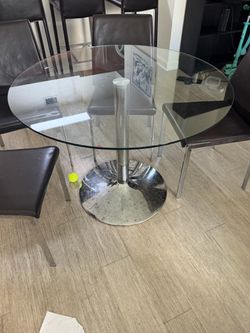 Dinning table, 4 chairs 3 bar stools