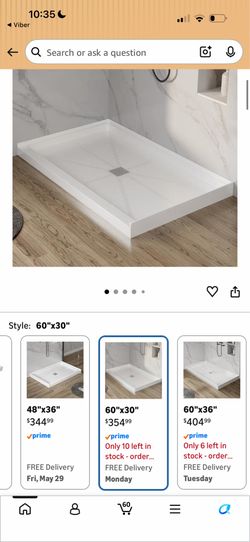 shower base