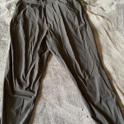 Black lululemon surge joggers