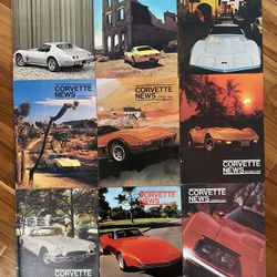 Vintage Corvette Magazines From The 70’s  $27