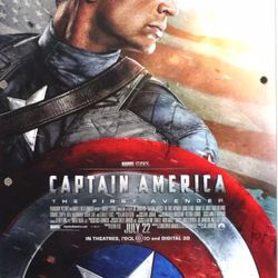 Captain America: The First Avenger Authentic Double-Sided Movie Poster