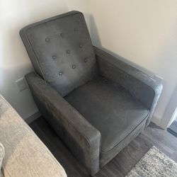 Gray Reclining Chair