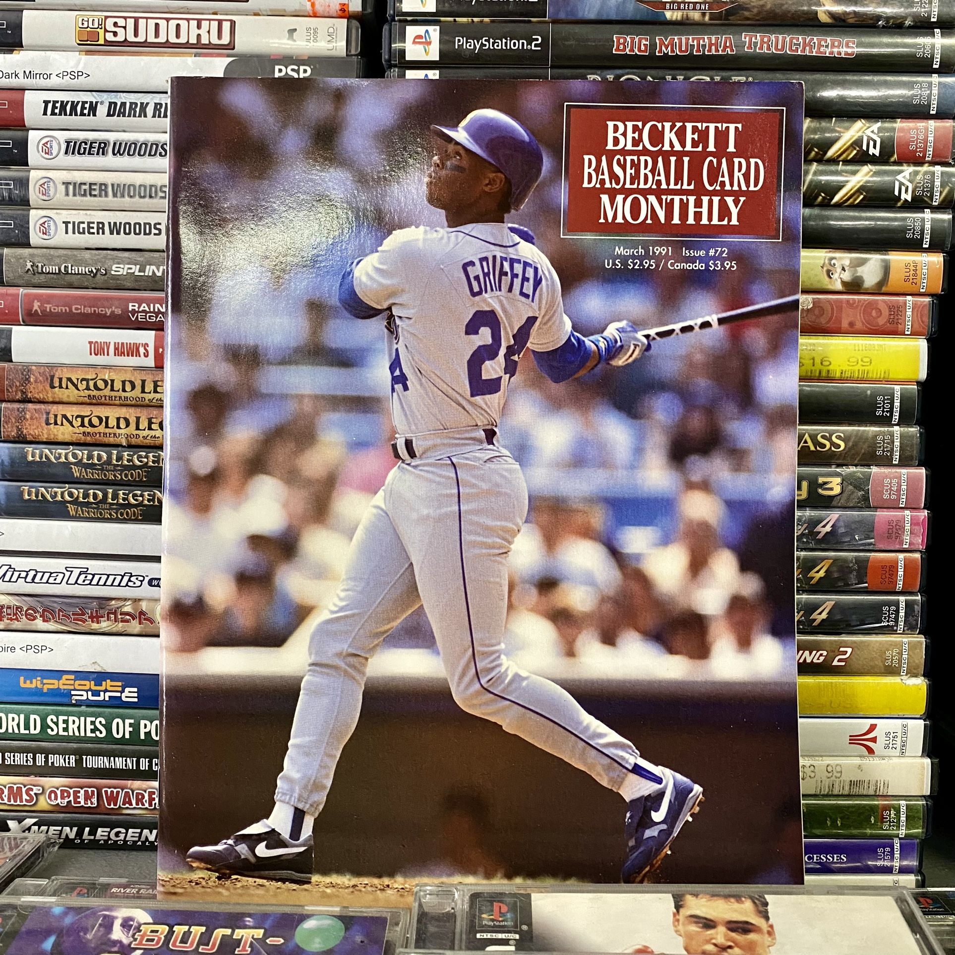 *VINTAGE* Beckett Baseball Card Monthly March 1991 #72