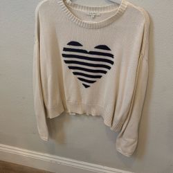Z Supply Heart Sweater