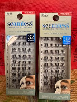 Seamless under lash extensions