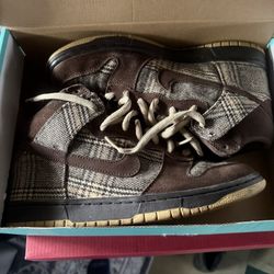 Nike Dunk Sz 10 Tweed