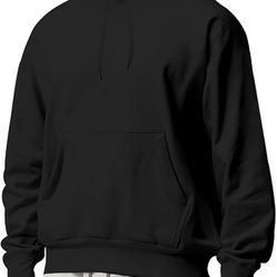 Unisex Fleece Hoodie SIZE XL BLACK BRAND NEW