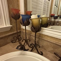 Tulip Twisted Candle Holders 