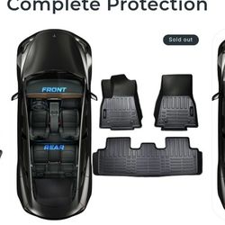 ORKO Floor mat Fits 2019-2024 Tesla Model Y