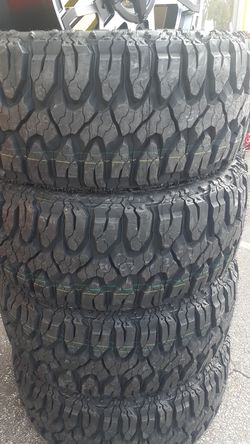 Set of 4 matching tires brand new MILESTAR PATAGONIA M/T SIZE 33×12.50R22