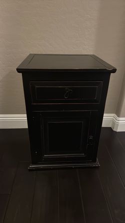 Wood nightstand