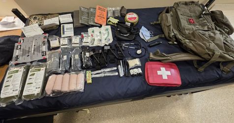 FULLY STOCKED TRAUMA MEDICAL BAG (SEND OFFERS)
