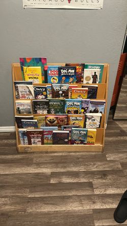 Bookshelf With Books