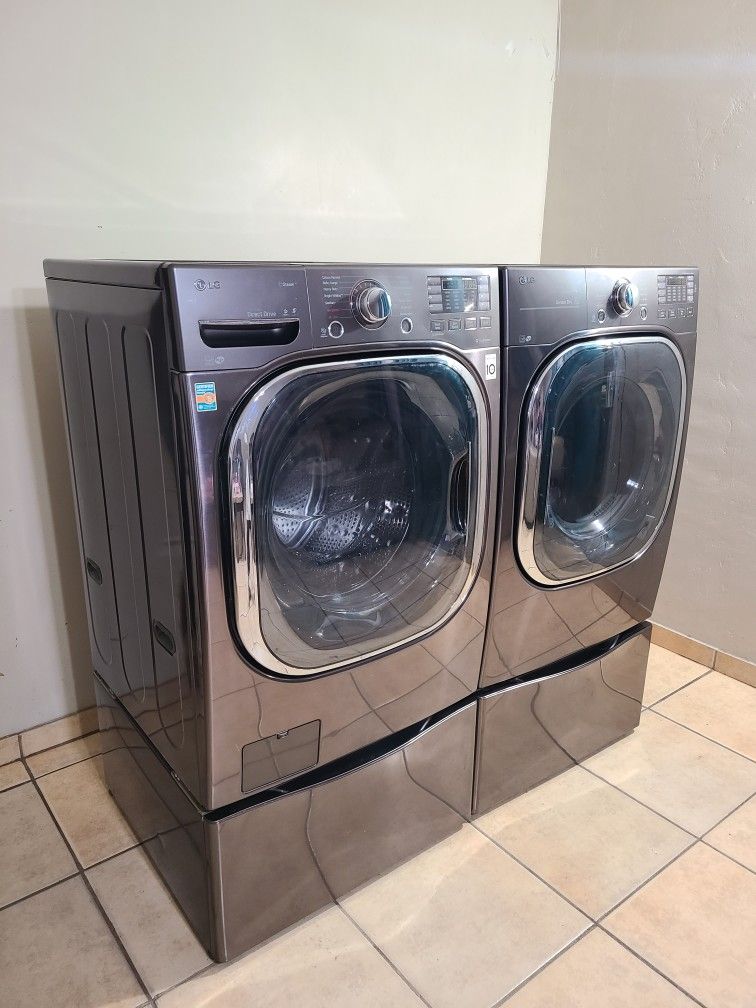 .LG Washer And Electric Dryer Free Deliver And Install 6 Month Warranty 