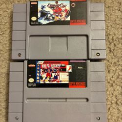 SNES NHL Stanley Cup & NHLPA Hockey 93 games five dollars each