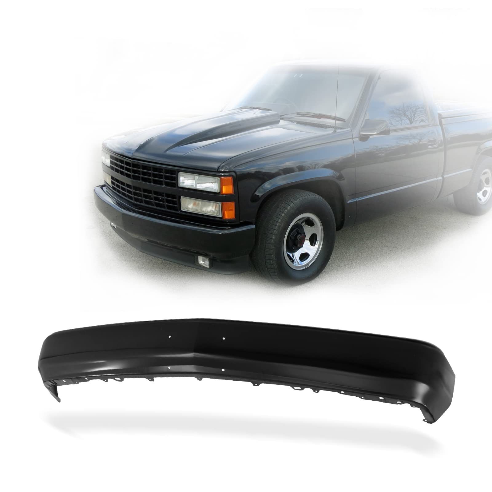 Obs Front Bumper Smooth New 88-98 Chevy Truck GMC