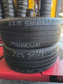 225/50/17 Michelin We are located at 4506 Ocean View Blvd SD or call us at 6192305201