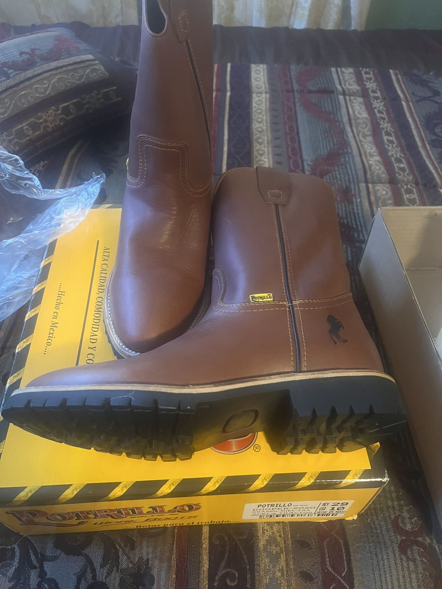 Botas De Travajo Nuevas…work Boots New Size 10