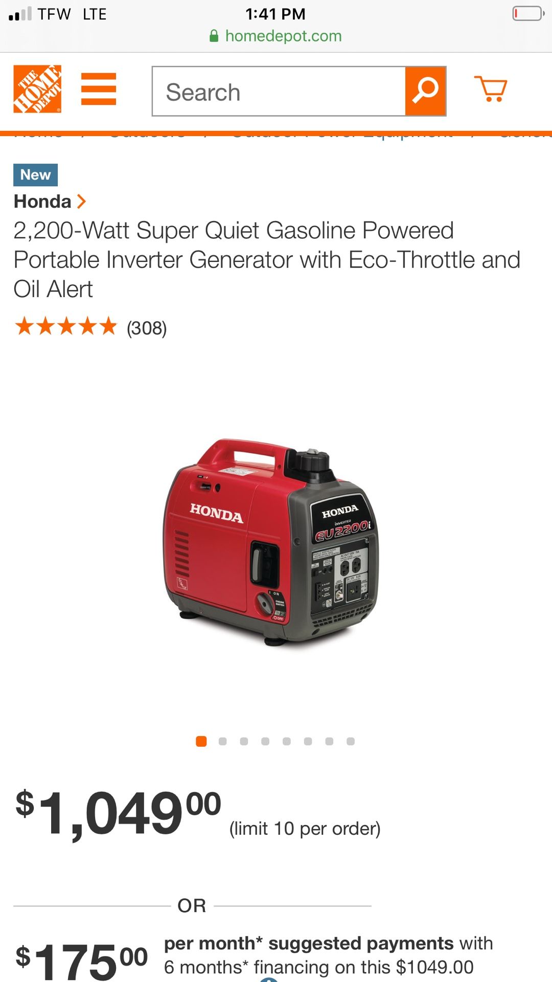 Honda generator whisper