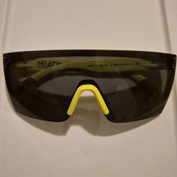 Heatwave Lazer Face Yellow Sunglasses