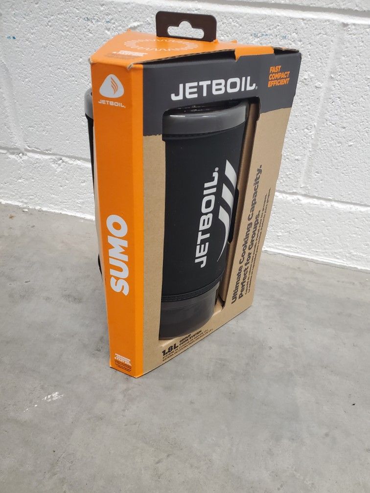 BRAND NEW $175 JETBOIL SUMO STOVE COOKING SYSTEM BACKPACKING CAMPING OUTDOORS