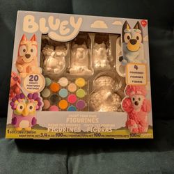 Bluey paint Your Own Figurines 