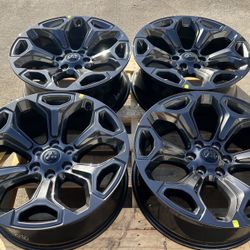 22" Dodge RAM 1500 Factory Limited Night Edition Wheels Rims Stock OEM 2019-2025 