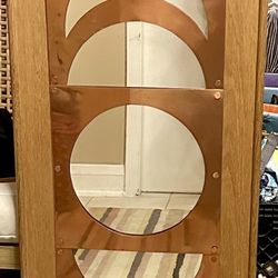 Moon Phases Celestial Copper Mirror - Solid Mirror 