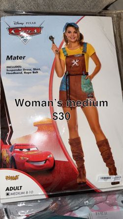 Disney Pixar Cars Mater Women's Costume Medium