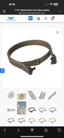 Blue Alpha Gear Belt