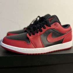 *Best Price Around* Air Jordan 1 Lows Red/Blk Men’s 13