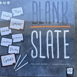 Blank Slate Board Game Brand New. Never Opened
