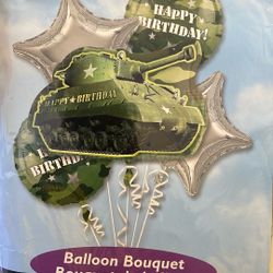 Happy birthday balloons