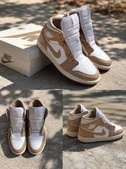 Air jordan 1 mid tan gum