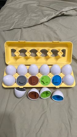 Shape Matching Egg Toy Set