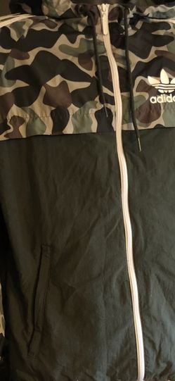 Adidas Zip Up Camo Jacket