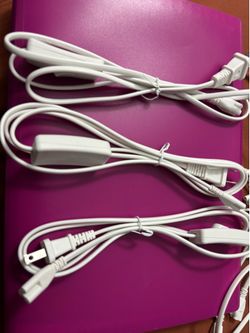 Power Cords with On/Off Switch - C7 Figure 8 Plug - Lot of 3