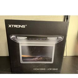 Xtrons 13.3” HD Car Roof Overhead Player Flip Down Monitor HDMI CR133HD Grey NEW