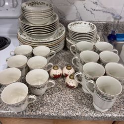 50 Piece Holiday China Set