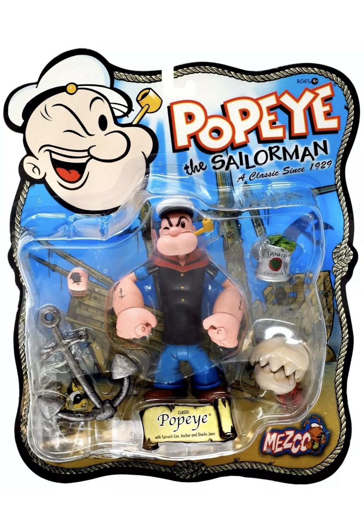 Popeye the Sailor Man Classic Popeye Action Figure