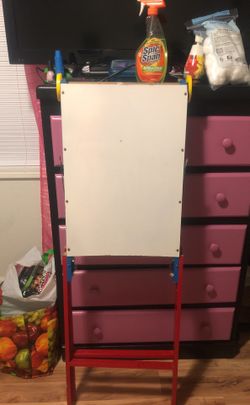 Chalk and whiteboard
