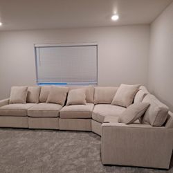 Radley Fabric 5-Piece Sectional Sofa