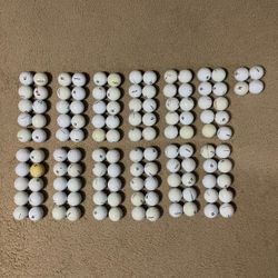 Bridgestone Mix of 124 Golf Balls